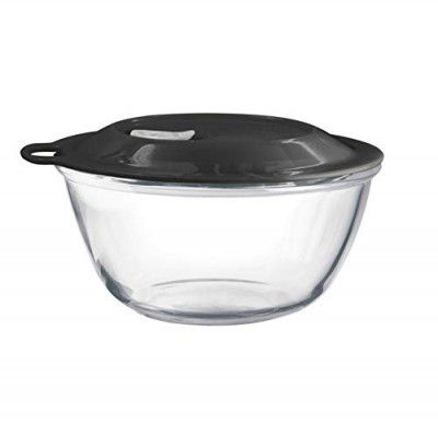 TREO Glass Solid Bowl - 1500ml, 1 - Piece, Black