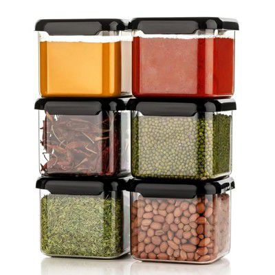 Treovia 500ml Square Container Set of 6 