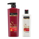 TRESemme Keratin Smooth Combo for Long Lasting Frizz control - Keratin Smooth 580ml Shampoo and Keratin Smooth 190ml Conditioner...