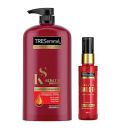 TRESemme Keratin Smooth Kit for Long Lasting Frizz control - Keratin Smooth 1L Shampoo and Keratin Smooth 100ml Serum...