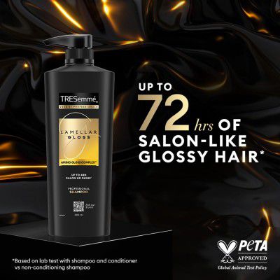 TRESemme Lamellar Gloss Shampoo - 580ml With Amino Gloss Complex