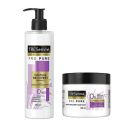 TRESemme Pro Pure Damage Recovery Deep Conditioning Kit with Fermented Rice Water, Sulphate Free & Paraben Free, for Damaged Hair - 370ml Shampoo and 300ml Mask...