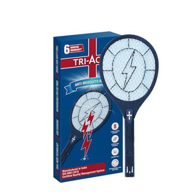 Tri-Activ Anti Mosquito Bat | Rechargable Upto 500 Times | Mosquito Racket + Insect Killer & Fly Swatter