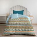 Trident Single Size Comforter Blanket, 144 Thread Count, 100% Cotton Shell with 120 GSM Polyfill, Midnight Bloom...
