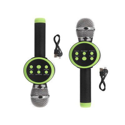 TRIDEO Karaoke crophone and Speaker Set for Home Entertainment. Kid-Friendly
