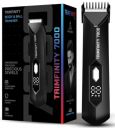 Trimfinity 7000 Body Trimmer for Men by UrbanGabru - Safest Body & Private Part Trimmer - Pubic Hair Groomer, Underarm - Waterproof, Ceramic Blades, Rechargeable with Wireless Fast Charging...