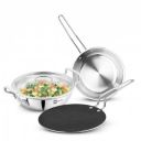 Bergner BE Essentials TriPly 4 Pcs Stainless Steel Cookware Set...