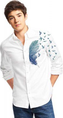 TRIPR Boys Regular Fit Printed Casual Shirt