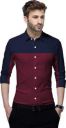Tripr Men Color Block Casual Shirt...