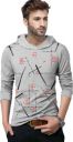 TRIPR Printed Men Hooded Neck @Grey T-Shirt...