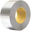 TRISHUL LeakFix Waterproof Aluminium Foil Tape – Butyl Rubber Adhesive for Pipe, Roof, and Surface Crack Repairs – Weatherproof, UV & Corrosion Resistant (1)...