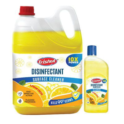 Trishul Liquid Floor Cleaner Surface Disinfectant | | 5 Ltr with Free 500ml