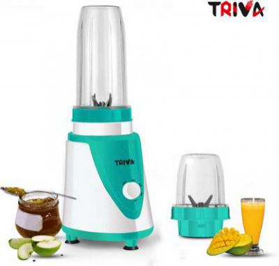 TRIVA CANDYNUTRI 500 W Juicer Mixer Grinder  (CANDYNUTRI | 2 Jars | Blue)