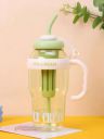 trollgadgets Large Capacity Trendy Ice Cream-Themed Sipper with Handle Leakproof & Durable 1400 ml Plastic Bottle...