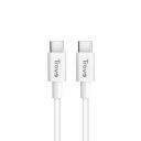 Trovo RCT-44 3A USB Type-C to Type-C 1Mtr Type-C Cable-White...