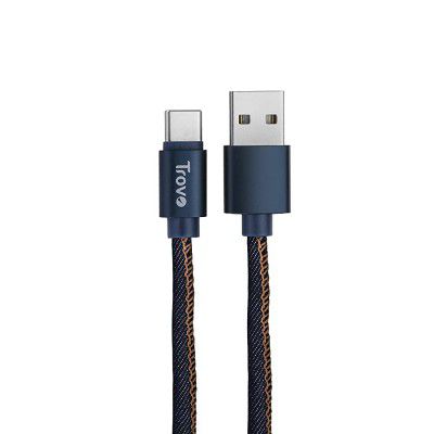 Trovo RTC-43 1Mtr, 3Amp Denim Type-C Charge 