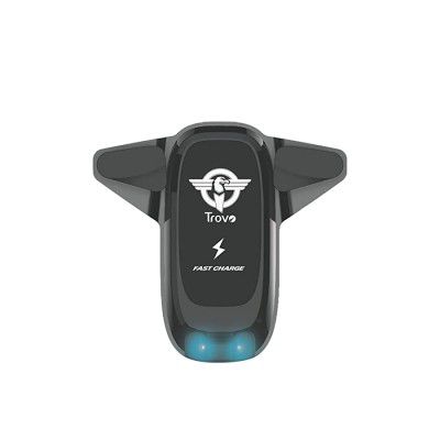 Trovo TWH-100 10W Wireless Car Charger and Mobile Holder-Black