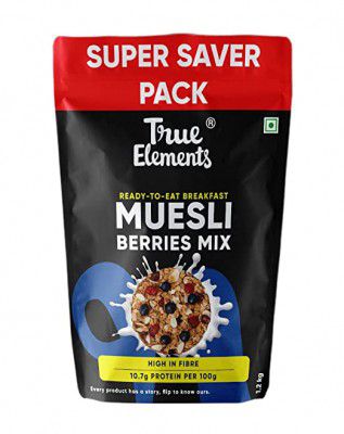 True Elements Cranberry And Blueberry Muesli 1.2kg - Super Value Pack