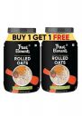 True Elements Rolled Oats 1.2kg (Buy 1 Get 1 FREE) - Rolled Oats that Keeps you Full till Lunch |100% Natural and Gluten Free Oats | Healthy Breakfast Cereals | Oats for Weight Loss Management...