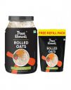 True Elements Rolled Oats with Free Refill Pack 2.2 Kg (1.2 kg + 1 Kg)...