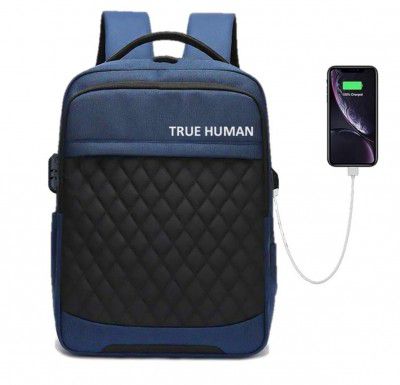 TRUE HYMAN backpack With USB charging Port and anti -theft Lock,Laptop Bag