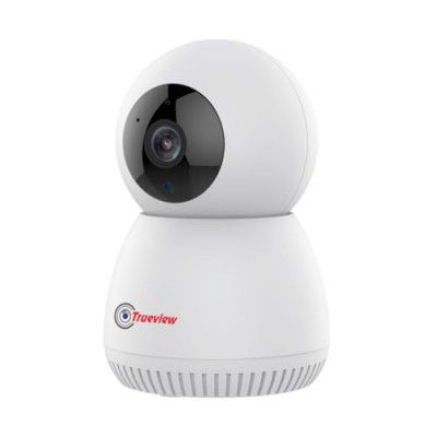 Trueview Smart CCTV Wi-fi Home Security Camera 1080p Full HD, 360° View, 2 Way Talk, Cloud Monitor, Motion Detect, Supports SD Card Up to 256 GB, Night Vision, Alexa & Ok Google