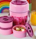Trueware Foody Plus Pink Plastic Thermoware Lunch Box...