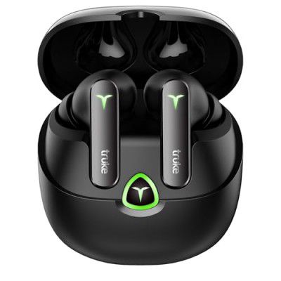 truke BTG Flex True Wireless in Ear Earbuds, Dual Pairing Ear Buds (Black)