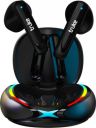 truke BTG X1 Earbuds with Game Mode, Quad Mic ENC, 20 RGB LEDs, 48H Playtime Bluetooth Headset (Black, True Wireless)...