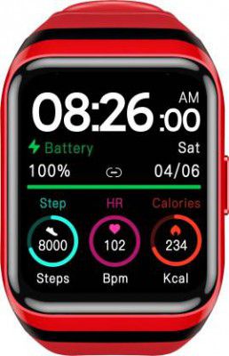 Truke Horizon Smartwatch (Red Strap)