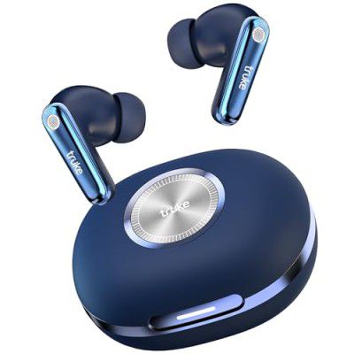 truke  Mega 10 True Wireless in Ear Earbuds , 70H Battery Fast Charge Buds (Royal Blue)