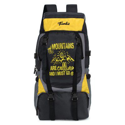 Trunkit Waterproof Travelling Trekking Hiking Camping Bag Backpack Series 55 litres Mt Calling Rucksack with Rain Cover