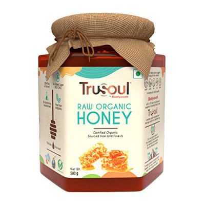 TruSoul by Baidyanath Raw Organic Honey | Sourced from Himalayas | 100% Raw & Natural | Unpasteurized (Pack of 1, 500 gms)