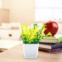 TrustBasket Artificial Potted Bunch Shrub | Decorative Artificial Potted Indoor Plant for Living Room, Table Top, Office Desks, Home Garden & Balcony....
