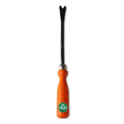 TrustBasket Garden Weeder Hand Tool for Root Remover- Features Forked tip Will Pull Out Weeds Easily
