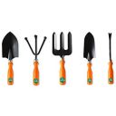 TrustBasket Gardening Hand Tools Set - 5 Pcs (Cultivator, Big and Small Trowel, Weeder, Fork) | Gardening Tools for Home Garden | Durable Plant Tool Kit | Farming Tools...