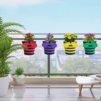 TrustBasket Metal Planter, Set of 4