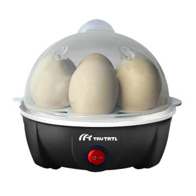 truTRTL Smart Instant Egg Boiler Machine 350 Watts | Boil upto 7 Eggs (Hard, Medium, Soft) 414 ml