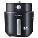 truTRTL Smart Manual 4.5L Air Fryer | Healthy cooking with upto 90% less Oil | 1400 Watt | Temp Control & Time setting Knobs | Bake, Roast, Air Fry, Grill, Re-heat | Glossy Black...