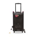 TRUVISON DJ-SOUNDBANK Black Beauty Wooden Karaoke Party Speaker Portable Multimedia Bluetooth...