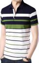 Try This Striped Men Polo Neck Multicolor T-Shirt...