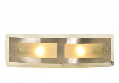 Tu Casa (BL-07) Ultra Modern Stainless Steel & Translucent Glass Bathroom Light