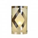 Tu Casa (BL-09) diamondshape Stainless Steel & Glass Bathroom Light with b-22 Holder(Bulb not Included)