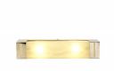 tu casa BL-12 220W Stainless Steel and Glass Bathroom Light with b-22 Holder (Clear, Bulb not Included)...