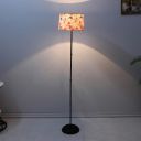 tu casa Black Metal-Iron Base Foldable Floor Lamps  (Height - 57")...