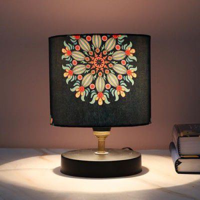 tu casa Black Metal Table Lamp for Home Decoration, H-9" / No Blub
