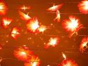 tu casa DW-226-11 Dalia Flower String Light (Rd/Orange)...