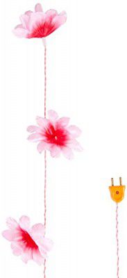 tu casa DW-260-11 Daffodil Flower String Light (Pink/White)