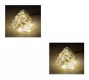 Tu Casa DW-425 - LED Copper Wire String Light Battery Operated - 5 Mtrs - Yellow - Set of 2...