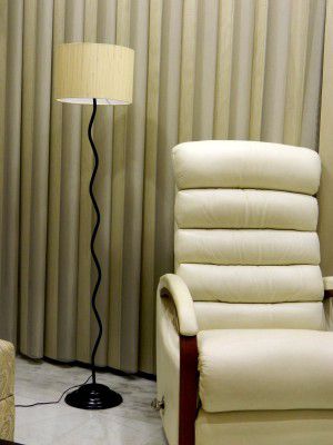 tu casa Floor Lamp | Floor Lamps for Living Room Corner | Side Lamp for Bedroom | Stand Lamp (White)